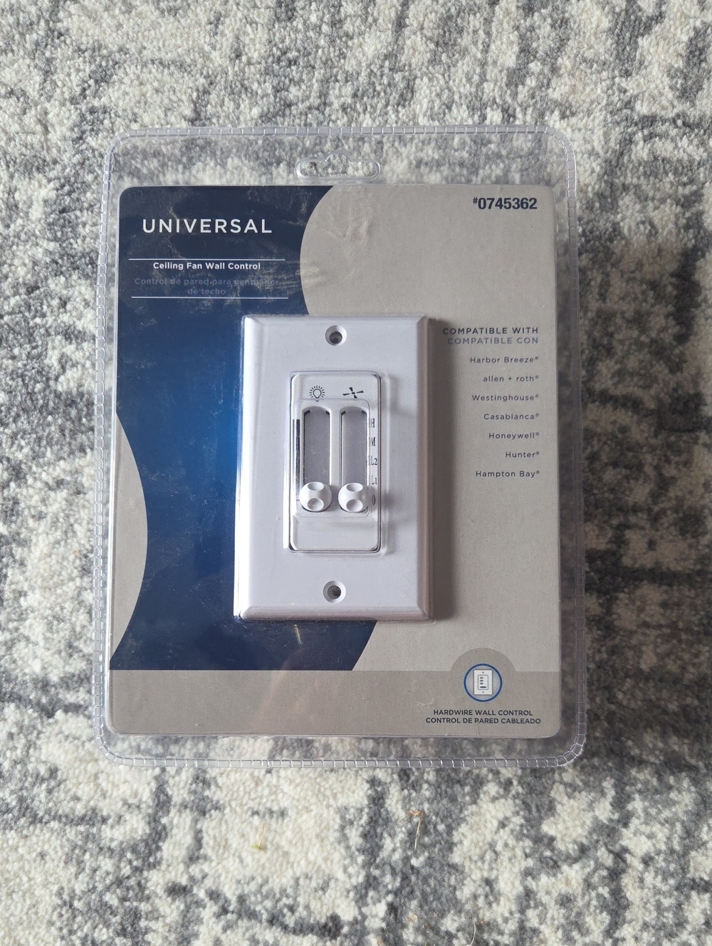Universal Ceiling Fan Wall Control